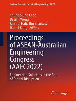 cover image of Proceedings of ASEAN-Australian Engineering Congress (AAEC2022)
